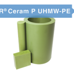 TIVAR® Ceram P [UHMW-PE + reticulada com microesferas de vidro + outros aditivos, cor verde] (6)